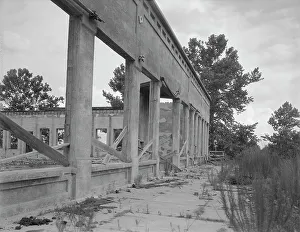Dilapidated Prints: Remains of drug store at Fullerton