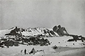 Remains of an Explosion Crater on Erebus (9, 000 feet), c1911, (1913). Artist
