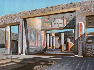 Hans F Hans Ferdinand Collection: Remains of the house of the banker Lucius Caecilius Iucundus, Pompeii, (1902)