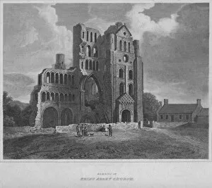 Remains of Kelso Abbey Church, 1814. Artist: John Greig