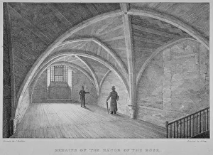 William Day Prints: Remains of the Manor of the Rose, Laurence Pountney Hill, City of London, 1820. Artist