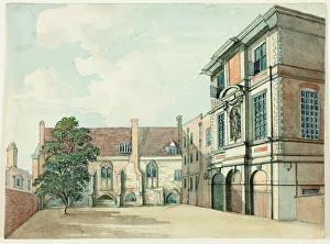 Christopher Wren Prints: Remains of the Old Priory and Mathematical School