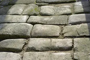 Granite Prints: Remains of a Roman road next to the Valmardon Gate