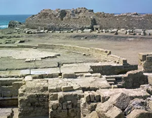 Remains of the Roman town of Caesarea, 1st century