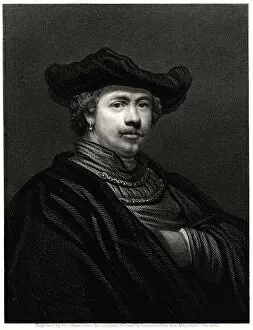 Images Dated 16th December 2005: Rembrandt, 19th century. Artist: Woodman