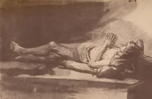 Rembrandt - Study of a Recumbent Model, 1903. Artist: Rembrandt Harmensz van Rijn Rembrandt - Study of a Recumbent Model, 1903. Artist: Rembrandt Harmensz van Rijn