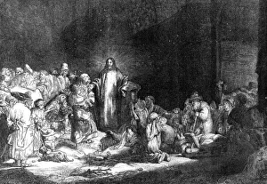 Rembrandt's hundred-guilder piece, Christ Healing the Sick, 1869. Creator: Henry Duff Linton