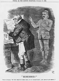 Foreign Affairs Prints: Remember!, 1888. Artist: Joseph Swain