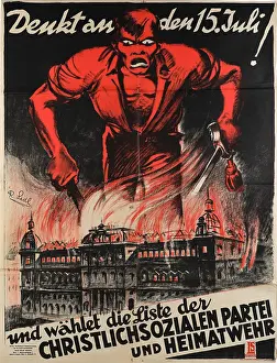 Remember July 15th!, 1930. Creator: Ledl, Rudolf (1887-1945)