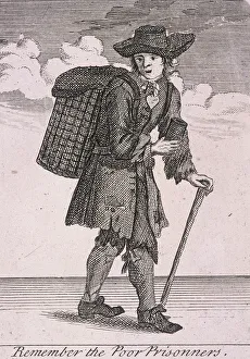 Marcellus Laroon Prints: Remember the Poor Prisonners, Cries of London, (c1688?)