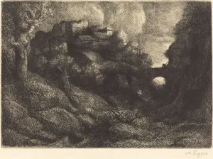 Remembrance Prints: Remembrance of Italy (Souvenir d Italie). Creator: Alphonse Legros