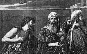 Beards Prints: The Remorse of Judas, by E. Armitage, A.R.A. 1870. Creator: W Thomas