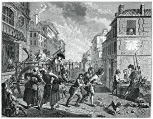 Bankrupt Prints: The Removal Of The Painter, (1885). Artist: Jeaurat