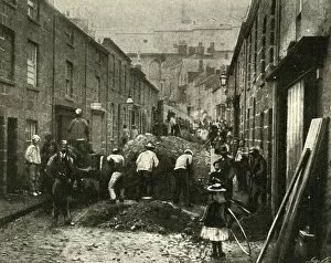 Alfred Charles William Gallery: Removing Debris Brought Down By A Flood At St. Ives, 1901. Creator: Unknown