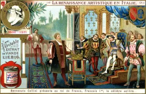 Liebig Prints: Renaissance Art in Italy: Benvenuto Cellini, (c1900)