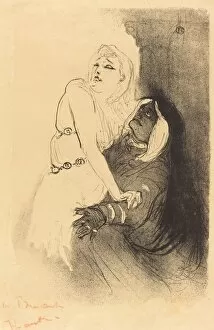 Toulouse Lautrec Henri De Gallery: At the Renaissance: Sarah Bernhardt in 'Phedre'(A la Renaissance