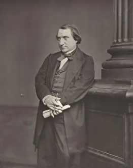 Adam Salomon Prints: Renan, c. 1876. Creator: Antoine-Samuel Adam-Salomon