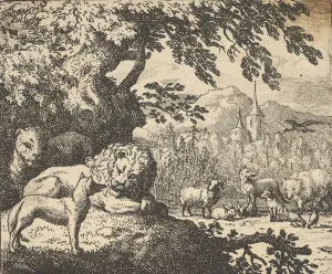 Murdered Prints: Renard Continues with His Lies, 1650-75. Creator: Allart van Everdingen