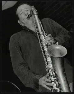 The Fairway Prints: Renato D Aiello playing tenor saxophone at The Fairway