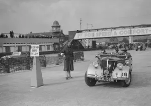 Junior Car Club Prints: Renault open tourer competing in the JCC Rally