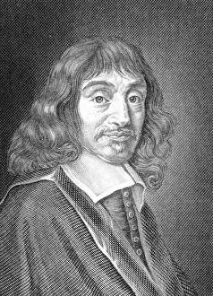 Descartes Prints: Rene Descartes (1596-1650), French philosopher and mathematician