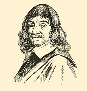 Thinker Gallery: Rene Descartes, (1933). Creator: Unknown