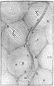Comet Gallery: Rene Descartes model of the structure of the Universe, 1668