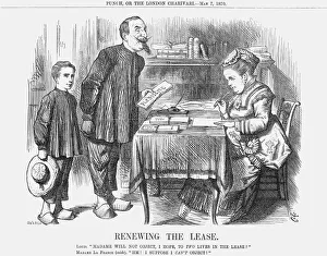 Matron Prints: Renewing The Lease, 1870. Artist: Joseph Swain