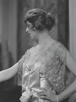 Sequin Prints: Rennard, D. Miss, portrait photograph, 1916. Creator: Arnold Genthe