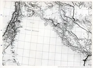 Rennells map of the Syrian desert, dated 1809, published 1831 (1937)