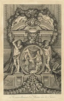 Diplomatic Prints: Renouvellement d'Alliance avec les Suisses 1663 (Renewal of Alliance)