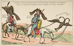 Ridiculous Prints: Rentree joyeuse et triomphale des Don-Quichottes Prussiens en Allemagne