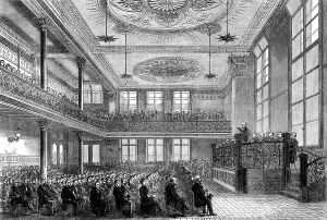 Old Boys Club Prints: Reopening of Exeter Hall by the Young Men's Christian Association