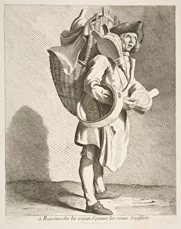 Anne Claude Philippe De Caylus Gallery: Repairer of Seals and Bellows, 1738. Creator: Caylus, Anne-Claude-Philippe de