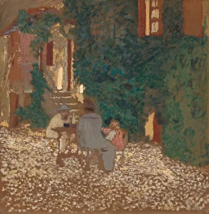 Friend Gallery: Repast in a Garden, 1898. Creator: Edouard Vuillard