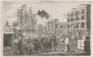 John Stuart Prints: The Repeal, or the Funeral of Miss Ame - Stamp
