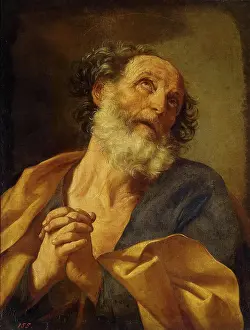 Apostle Prints: Repentance of St Peter, 1635. Creator: Guido Reni