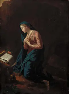 Saint Magdalene Prints: The Repentant Magdalene, 1711. Creator: Pieter van der Werff