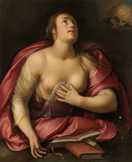 Mary Of Magdala Gallery: The Repentant Mary Magdalene, 1613. Creator: Haarlem, Cornelis Cornelisz. van (1562-1638)