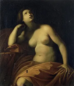Tuscany Prints: Repentant Mary Magdalene, . Creator: Francesco Furini