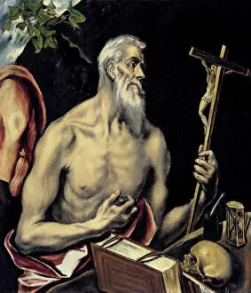 The Repentant Saint Jerome. Artist: El Greco, Dominico (1541-1614)