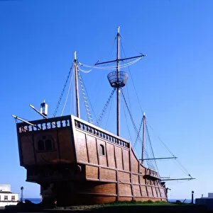 Replica of Columbus caravel