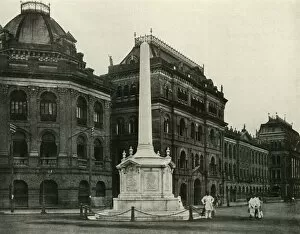 British Government In India Gallery: Replica of the Holwell Monument Erected by Lord Curzon, 1925. Creator: Unknown