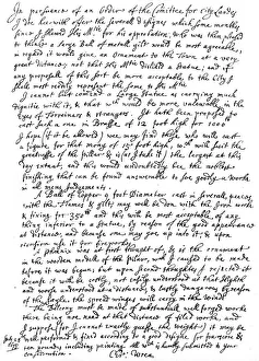 Report of Sir Christopher Wren to the Committee of the City Lands, 1675, (1840). Artist: Sir Christopher Wren Report of Sir Christopher Wren to the Committee of the City Lands, 1675, (1840). Artist: Sir Christopher Wren