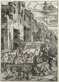 Early 16th Century Gallery: The Repose in Egypt, c. 1501-1502. Creator: Albrecht Dürer (German, 1471-1528)