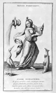 A representation of February, 1757. Artist: Bernard de Montfaucon