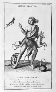 A representation of March, 1757. Artist: Bernard de Montfaucon