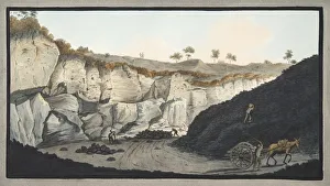 Fabris Prints: Representation of a thick Stratum of Lava