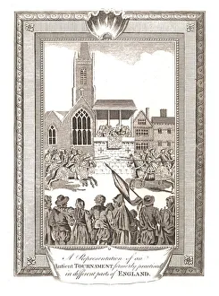 Chivalry Prints: Representations of an Ancient Tournament practised in different parts of England, 1794