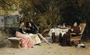 Morality Collection: The Reprimand, 1874. Creator: Jehan Georges Vibert